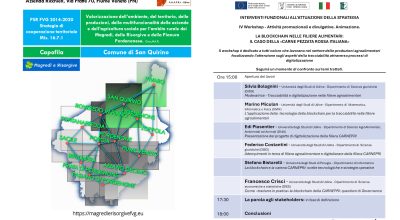 IV Workshop – La blockchain nelle filiere alimentari: il caso della «carne pezzata rossa italiana»